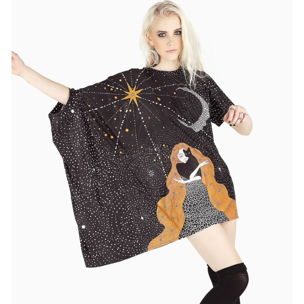 Blackmilk Bathing in Starlight Superdrape Top